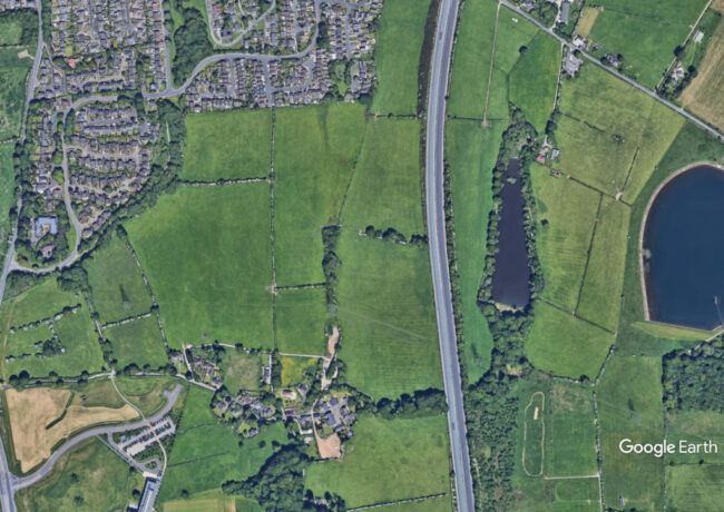 Bailrigg Lane, Gladman Developments, c Google Earth