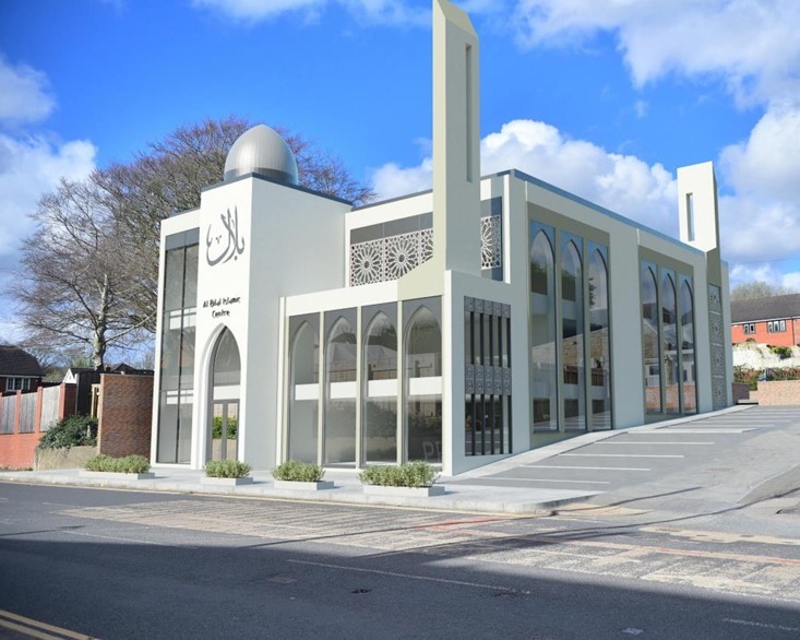 Bury Mosque, Prestwich Muslim Welfare Trust, p via planning documents