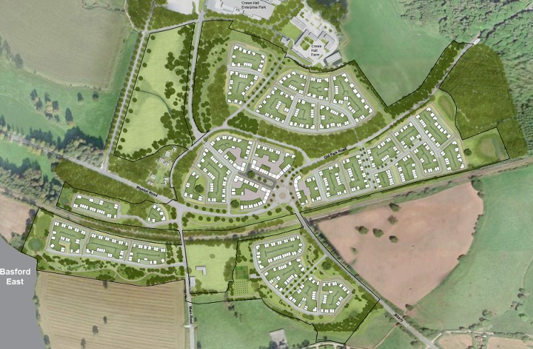 Cheshire Estate Village, Bloor Homes, p via planning documents