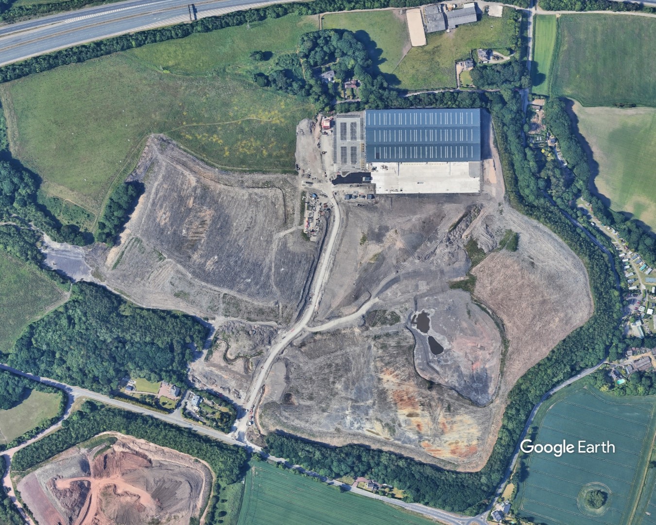 Cronon Colliery, Tritax, c Google Earth