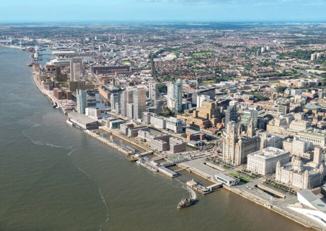 Image courtesy of Peel Waters – CGI showing proposed Liverpool Waters development low res cropped