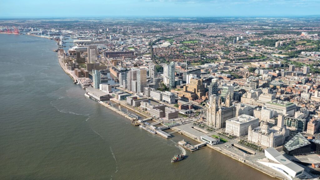 Image courtesy of Peel Waters – CGI showing proposed Liverpool Waters development low res cropped