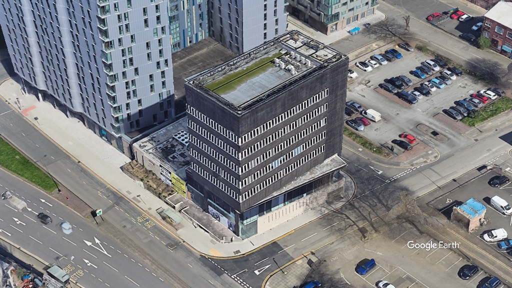 LJMU Tower, Everbright, c Google Earth