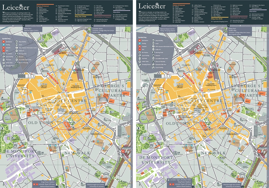 Leicester maps