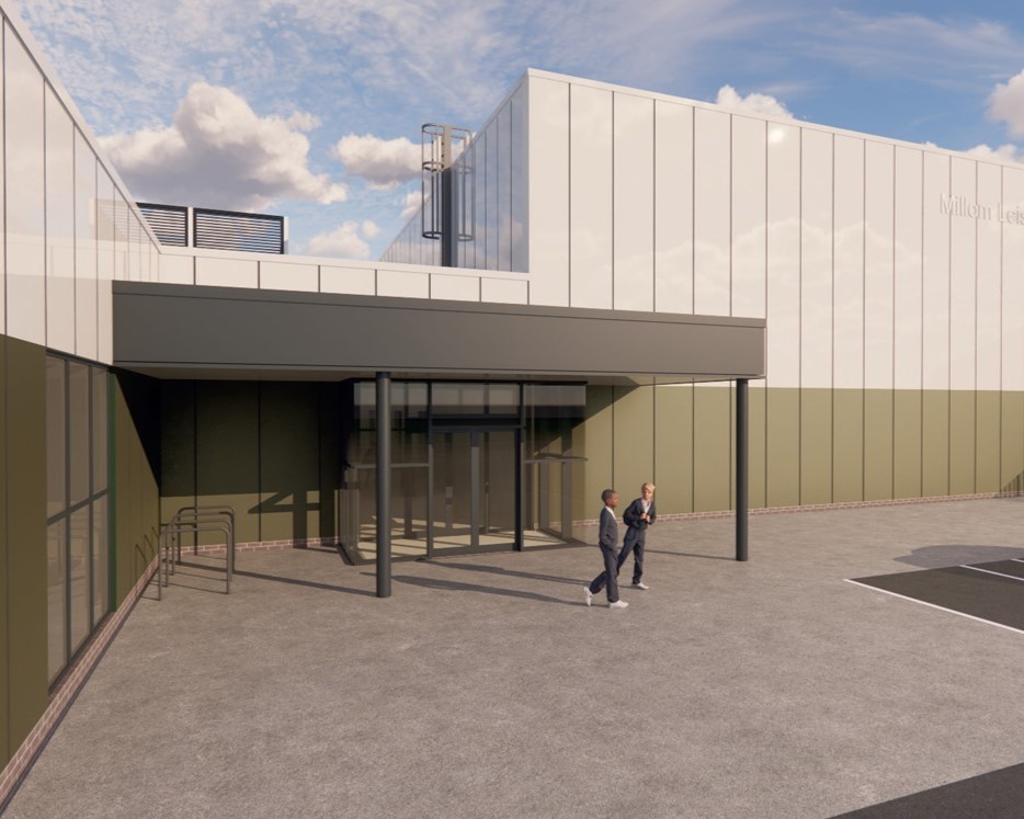 Millom Leisure Centre, Cumberland Council, via planning documents