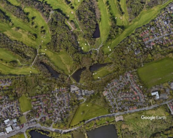 N Manchester Golf Club, Urban Green, c Google Earth