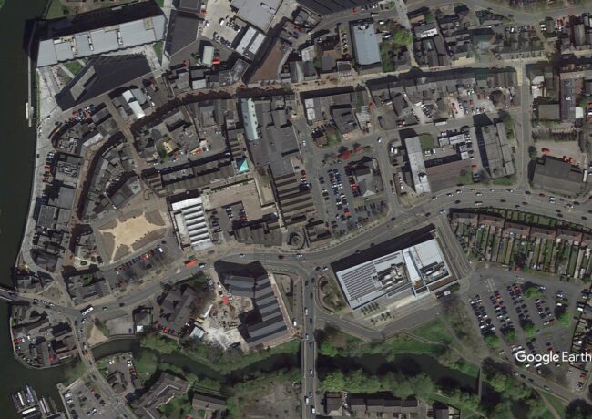 Northwich Weaver Square, C, Google Earth