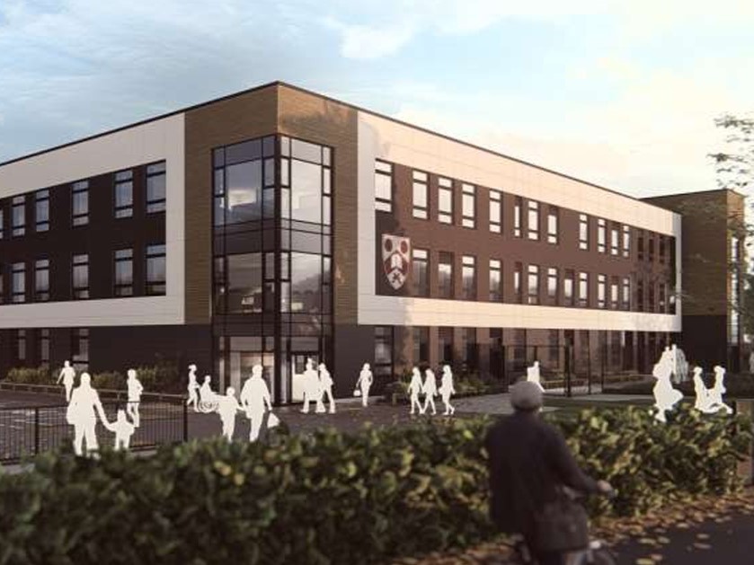 Penwortham Girls School , Dept of Education, p via Planning docs