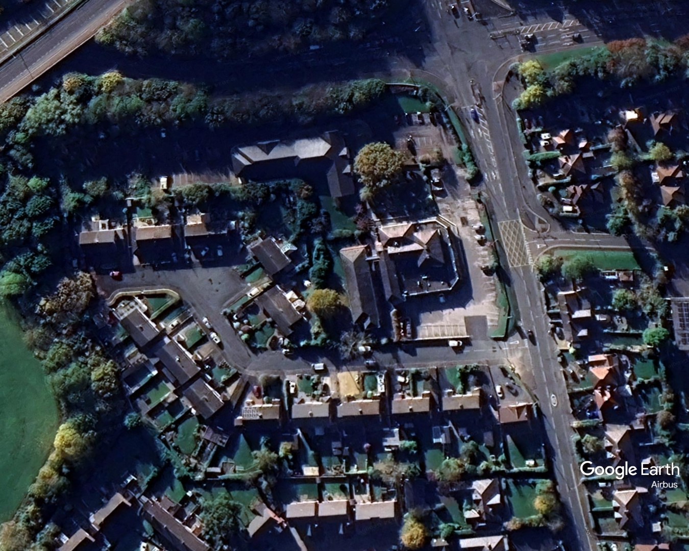 Premier Inn Chester, Whitbread, c Google Earth