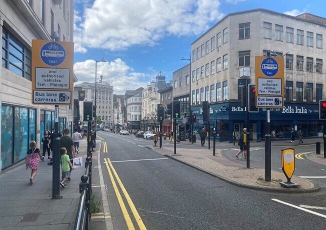 Ranelagh Street busgate Liverpool City Council p Liverpool City council