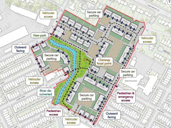 Riverside Mill site plan, Foxfield Developments, p planning documents