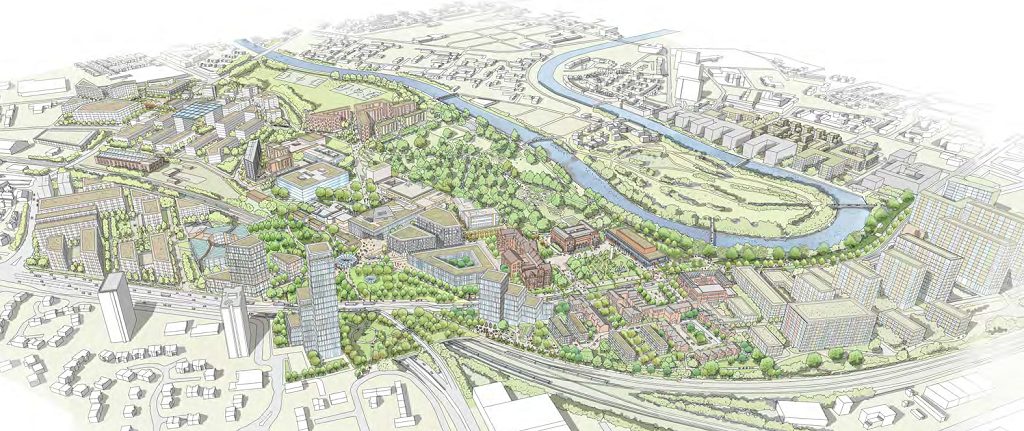 Salford University Campus Map Ecf Refreshes Salford Crescent Masterplan - Place North West