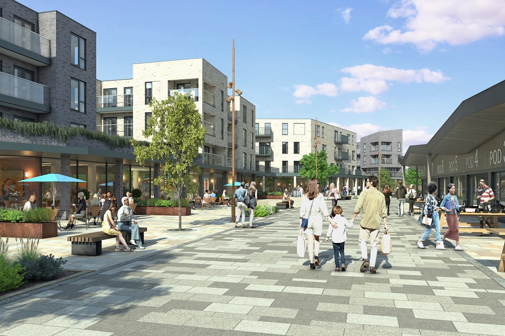 Skelmersdale new high street, Tawd Valley Developments, p Merrion Strategy