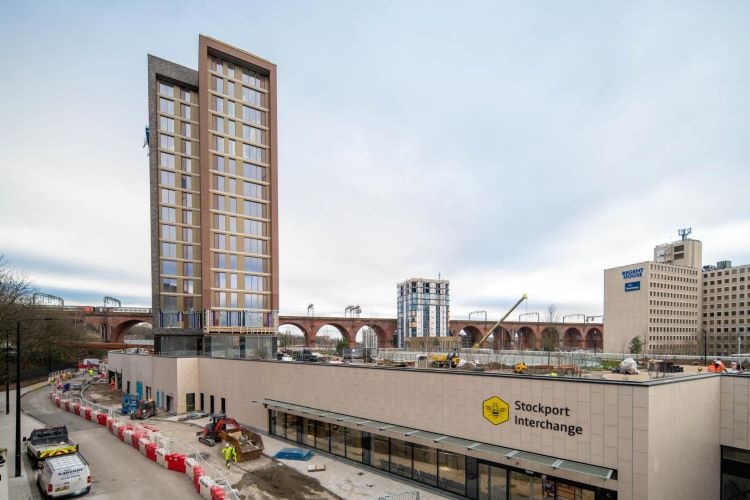 VIDEO Construction timelapse of the £120m Stockport Interchange
