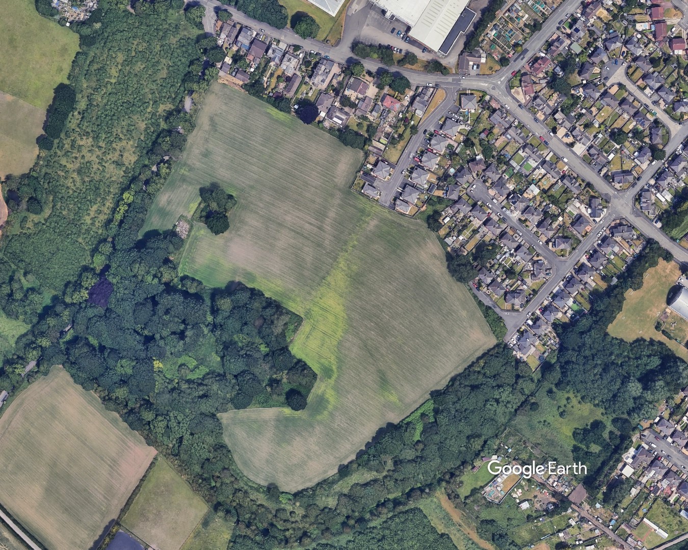 Sutton Manor, Gleeson, c Google Earth