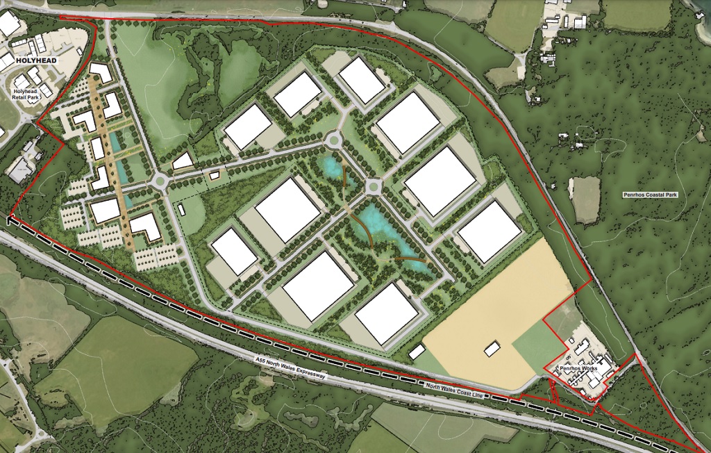 Technology park at Prosperity Parc, Anglesey Land Holdings, p consultation documents