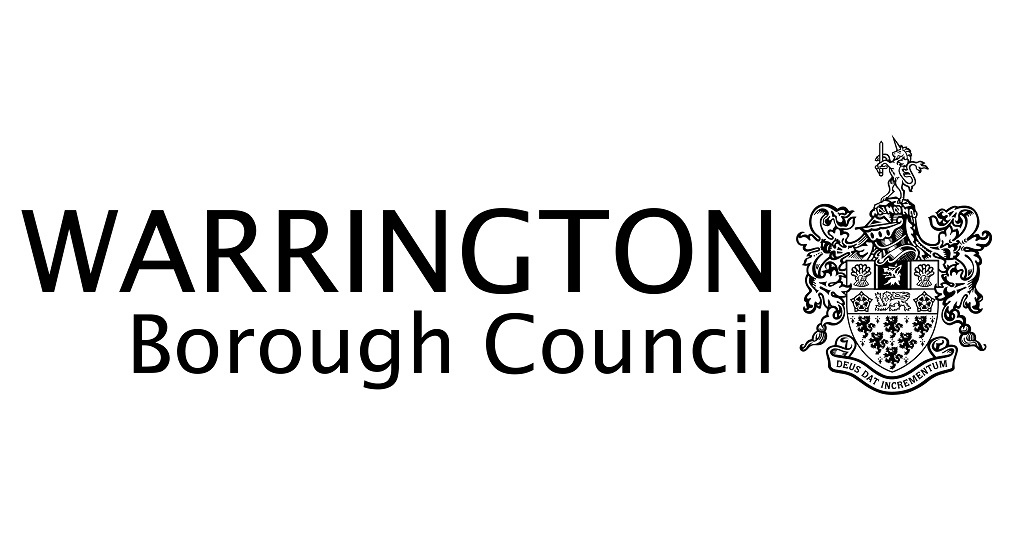 Warrington Council logo for job ad