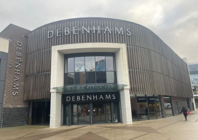 Wrexham Debenhams, trampoline centre, Wrehxam Shopping Mall, p, planning docs
